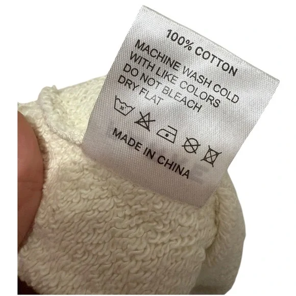 PARKE Mockneck Sweatshirt Briland Bahamas Fish Cream Womens Size S/M NWOT - Picture 6 of 7